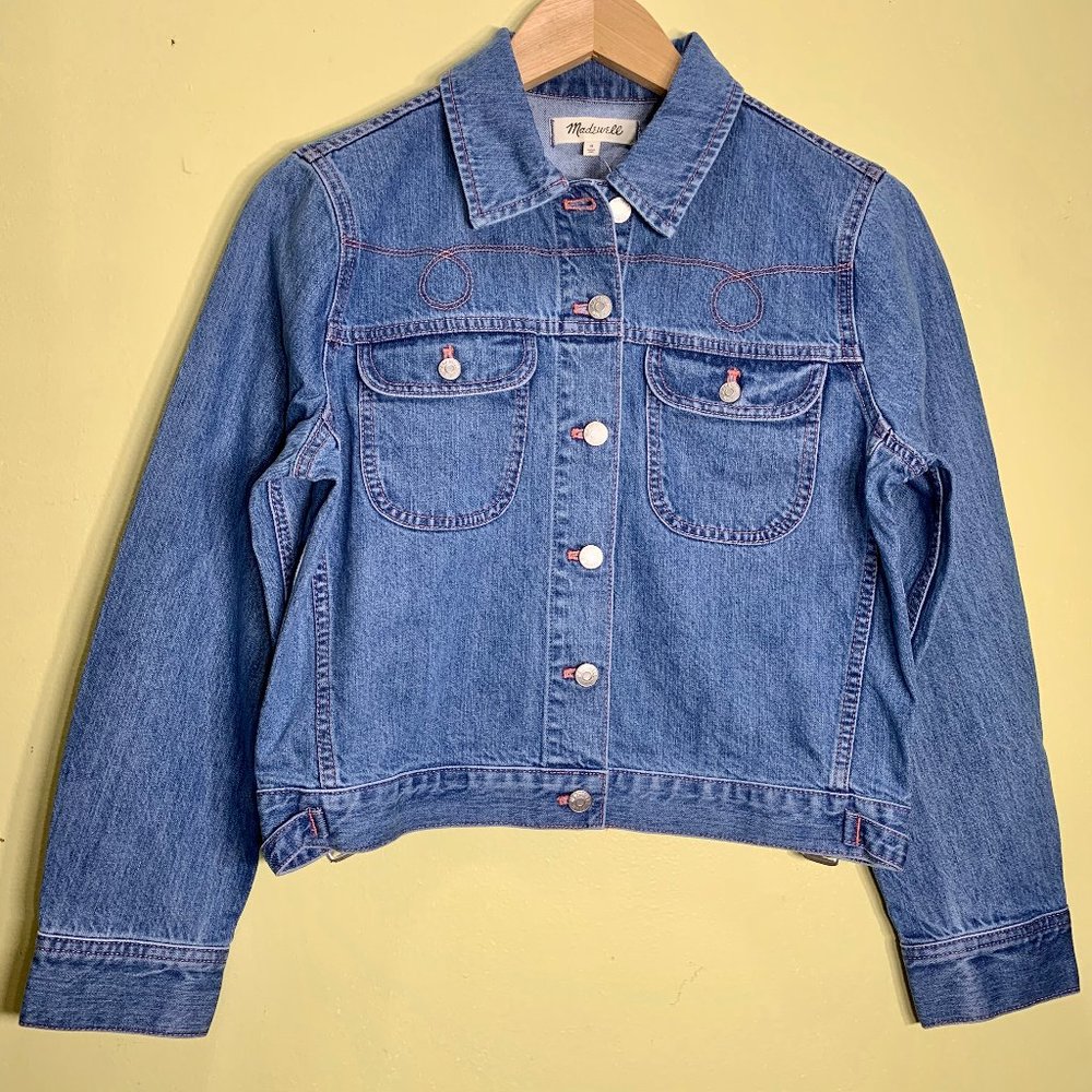 NWT Madewell Crop Jean Jacket Medium